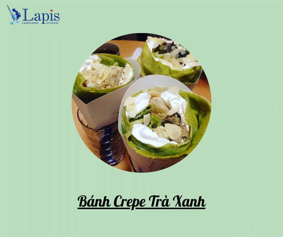 Bánh Crepe trà xanh