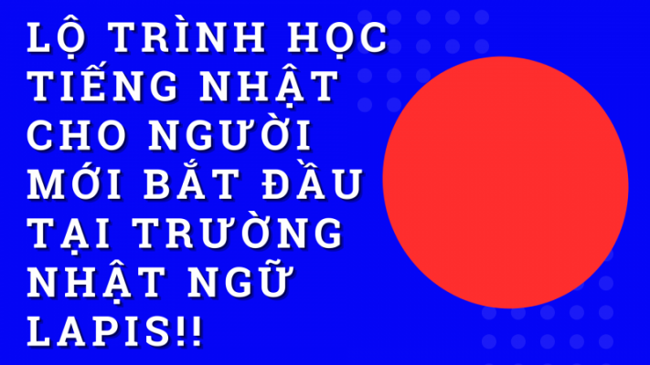 Lộ trình học tiếng nhật cho người mới bắt đầu tại Trường Nhật Ngữ Lapis